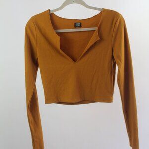 Women's BDG Gold Long Sleeve Top Size Small